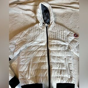 Canada Goose Men’s Cabri Hoody-White- 2XL